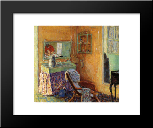 Interior 20x24 Black Modern Wood Framed Art Print Poster by Bonnard, Pierre