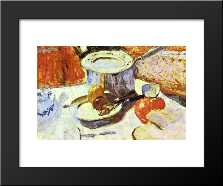 Pots 20x24 Black Modern Wood Framed Art Print Poster by Bonnard, Pierre