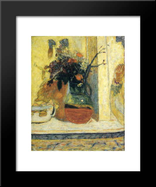 Pitcher 20x24 Black Modern Wood Framed Art Print Poster by Bonnard, Pierre