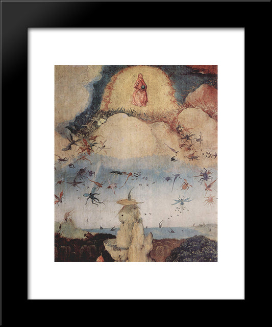 Haywain (Detail) 20x24 Black Modern Wood Framed Art Print Poster by Bosch, Hieronymus