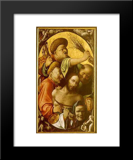 Passion Of The Christ 20x24 Black Modern Wood Framed Art Print Poster by Bosch, Hieronymus