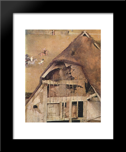 Adoration Of The Magi 20x24 Black Modern Wood Framed Art Print Poster by Bosch, Hieronymus