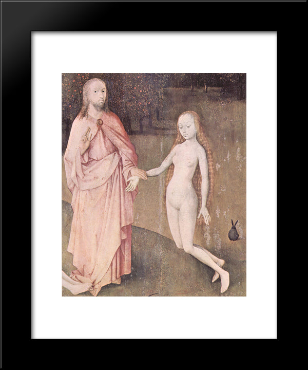 The Garden Of Earthly Delights (Detail) 20x24 Black Modern Wood Framed Art Print Poster by Bosch, Hieronymus