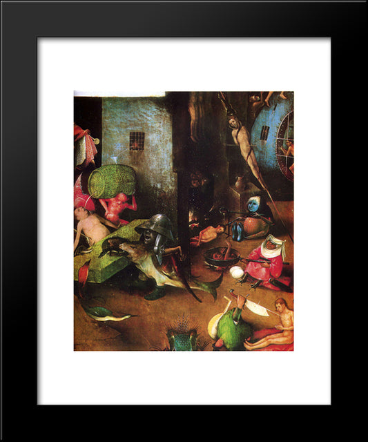 The Last Judgement (Detail) 20x24 Black Modern Wood Framed Art Print Poster by Bosch, Hieronymus