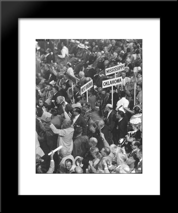 Republican National Convention 20x24 Black Modern Wood Framed Art Print Poster