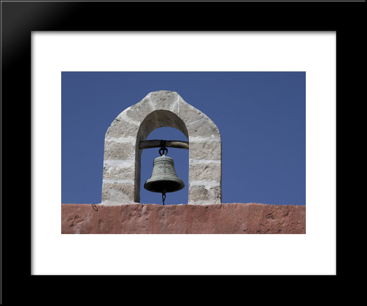 Monasterio De Santa Catalina Peru Bell 20x24 Black Modern Wood Framed Art Print Poster