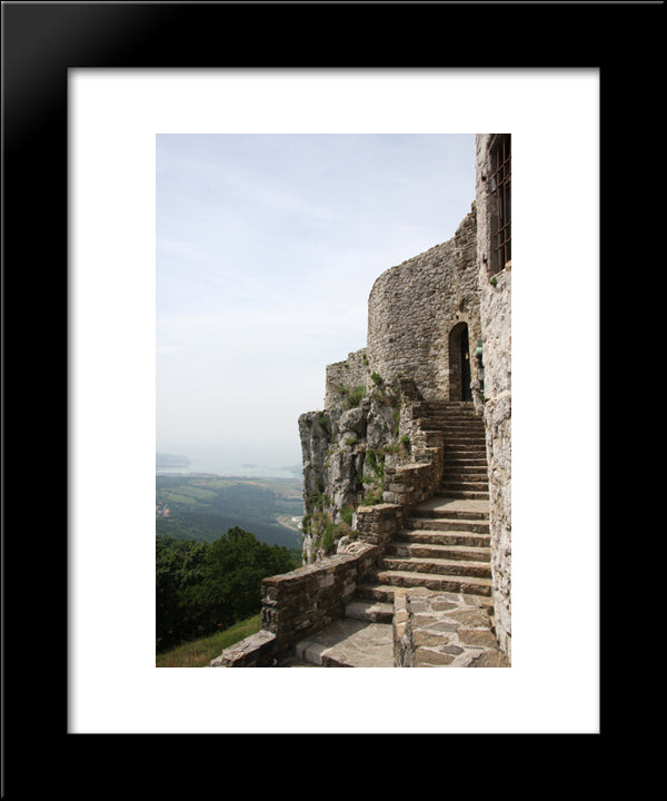 Socerb Castle, Slovenia 20x24 Black Modern Wood Framed Art Print Poster