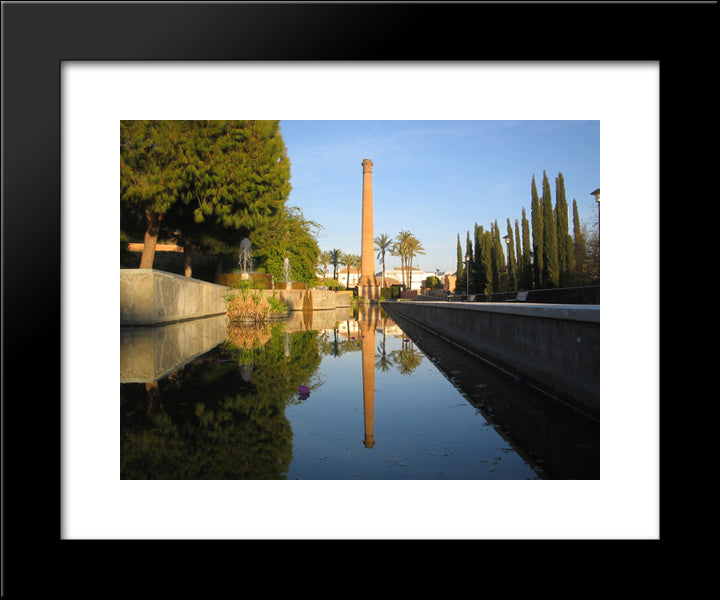 Alcala De Guadaira, Spain 20x24 Black Modern Wood Framed Art Print Poster