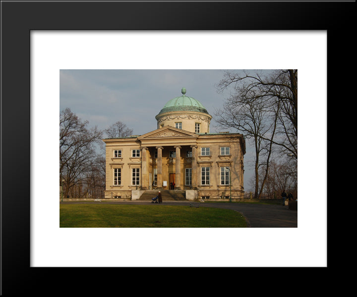 Krolikarnia Palace, Warsaw, Poland 20x24 Black Modern Wood Framed Art Print Poster