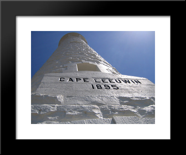 Lighthouse, Cape Leeuwin Western Australia 20x24 Black Modern Wood Framed Art Print Poster