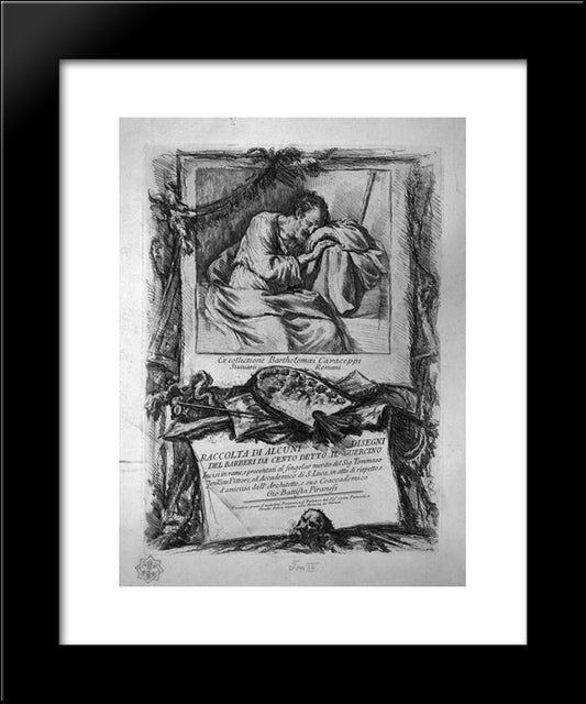 Neoclassicism 20x24 Black Modern Wood Framed Art Print Poster by Piranesi, Giovanni Battista