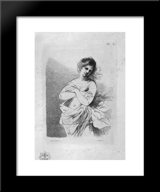 Vedute Di Roma 20x24 Black Modern Wood Framed Art Print Poster by Piranesi, Giovanni Battista