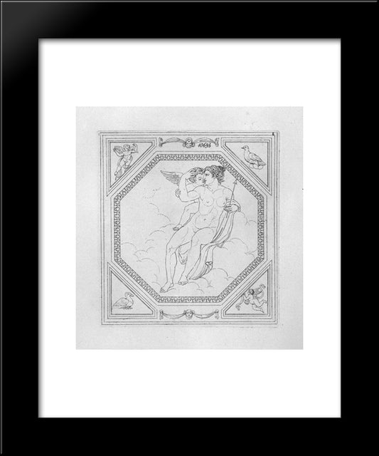 Venus 20x24 Black Modern Wood Framed Art Print Poster by Piranesi, Giovanni Battista