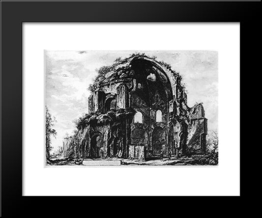 Vedute Di Roma 20x24 Black Modern Wood Framed Art Print Poster by Piranesi, Giovanni Battista