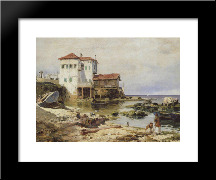 Beirut 20x24 Black Modern Wood Framed Art Print Poster by Polenov, Vasily