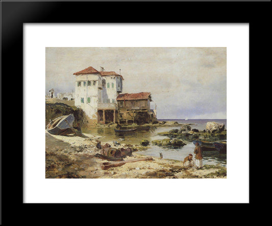 Beirut 20x24 Black Modern Wood Framed Art Print Poster by Polenov, Vasily