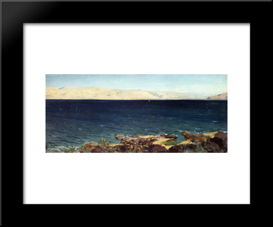 Tiberias (Gennesaret) Lake 20x24 Black Modern Wood Framed Art Print Poster by Polenov, Vasily