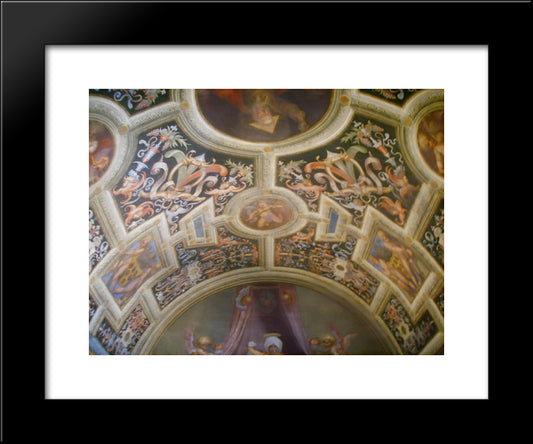 Volta 20x24 Black Modern Wood Framed Art Print Poster by Pontormo, Jacopo