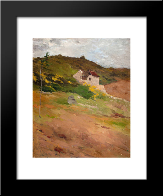 French Landscape 20x24 Black Modern Wood Framed Art Print Poster by Pauli, Georg