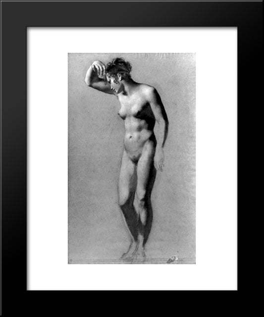 Female Nude 20x24 Black Modern Wood Framed Art Print Poster by Prud'hon, Pierre Paul