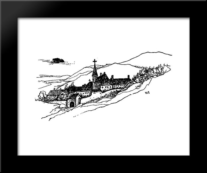 Otto Of The Silver Hand 8 20x24 Black Modern Wood Framed Art Print Poster by Pyle, Howard