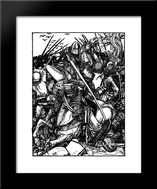Otto Of The Silver Hand 10 20x24 Black Modern Wood Framed Art Print Poster by Pyle, Howard