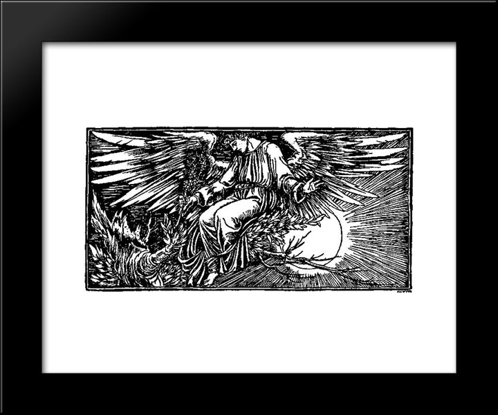 Otto Of The Silver Hand 11 20x24 Black Modern Wood Framed Art Print Poster by Pyle, Howard