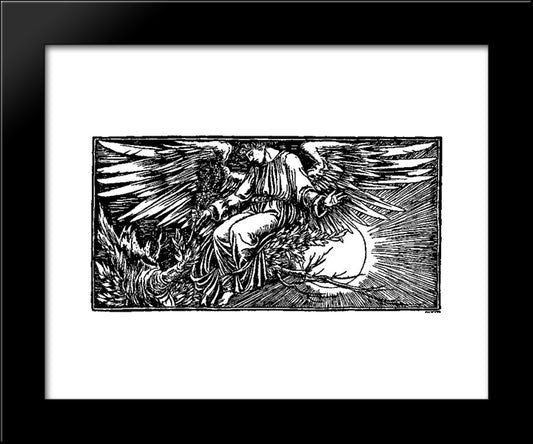 Otto Of The Silver Hand 11 20x24 Black Modern Wood Framed Art Print Poster by Pyle, Howard