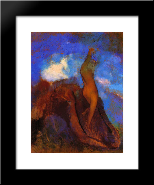 The Birth Of Venus 20x24 Black Modern Wood Framed Art Print Poster by Redon, Odilon