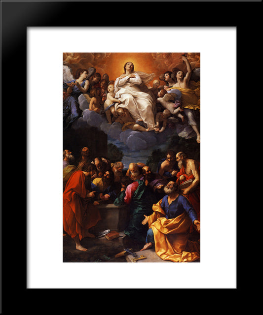 Assumption 20x24 Black Modern Wood Framed Art Print Poster by Reni, Guido