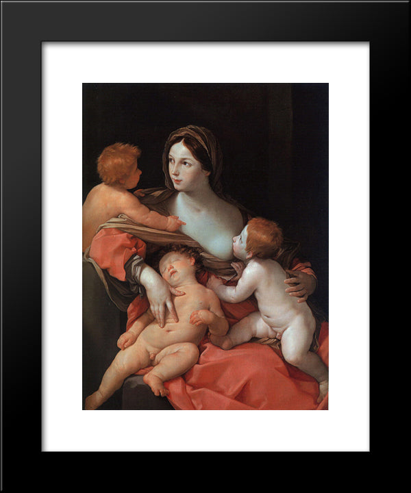 Charity 20x24 Black Modern Wood Framed Art Print Poster by Reni, Guido