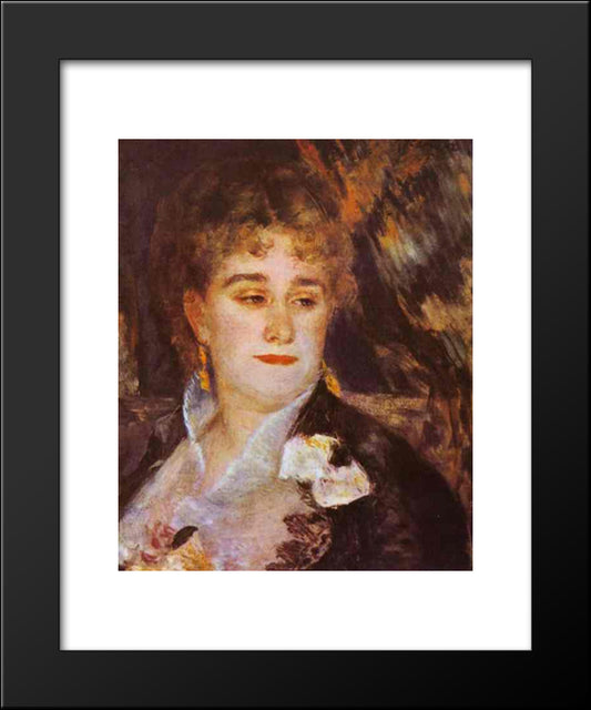 Madame Charpentier 20x24 Black Modern Wood Framed Art Print Poster by Renoir, Pierre Auguste