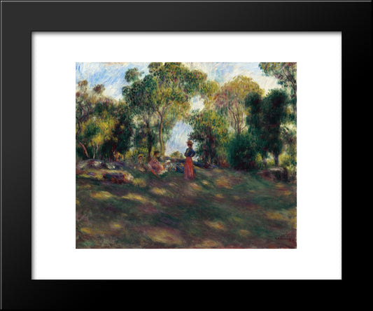 Landscape 20x24 Black Modern Wood Framed Art Print Poster by Renoir, Pierre Auguste