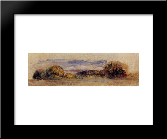 Landscape 20x24 Black Modern Wood Framed Art Print Poster by Renoir, Pierre Auguste