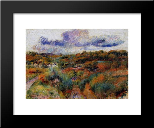Landscape 20x24 Black Modern Wood Framed Art Print Poster by Renoir, Pierre Auguste