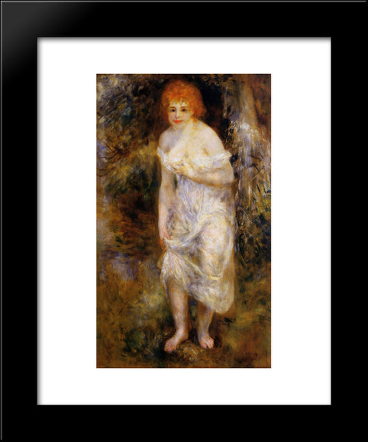 The Spring 20x24 Black Modern Wood Framed Art Print Poster by Renoir, Pierre Auguste