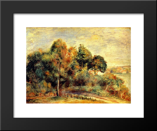 Landscape 20x24 Black Modern Wood Framed Art Print Poster by Renoir, Pierre Auguste