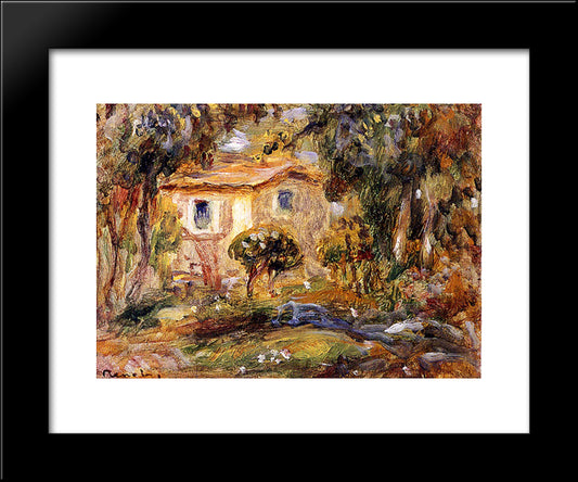 Landscape 20x24 Black Modern Wood Framed Art Print Poster by Renoir, Pierre Auguste