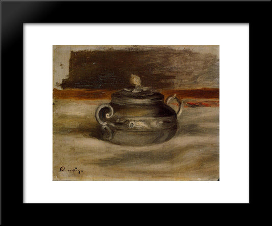 Sugar Bowl 20x24 Black Modern Wood Framed Art Print Poster by Renoir, Pierre Auguste