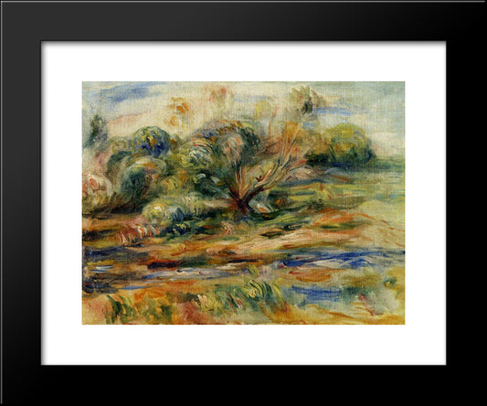Landscape 20x24 Black Modern Wood Framed Art Print Poster by Renoir, Pierre Auguste
