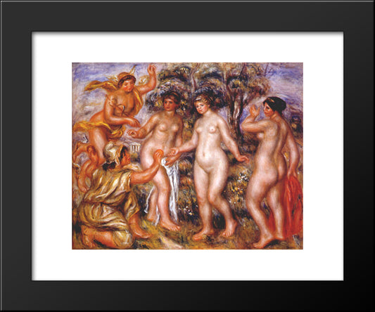 The Judgment Of Paris 20x24 Black Modern Wood Framed Art Print Poster by Renoir, Pierre Auguste