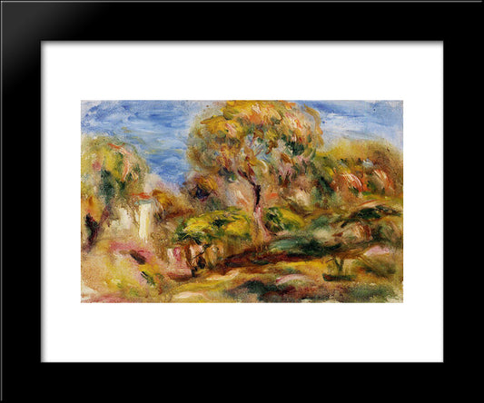 Landscape 20x24 Black Modern Wood Framed Art Print Poster by Renoir, Pierre Auguste