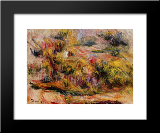 Landscape 20x24 Black Modern Wood Framed Art Print Poster by Renoir, Pierre Auguste
