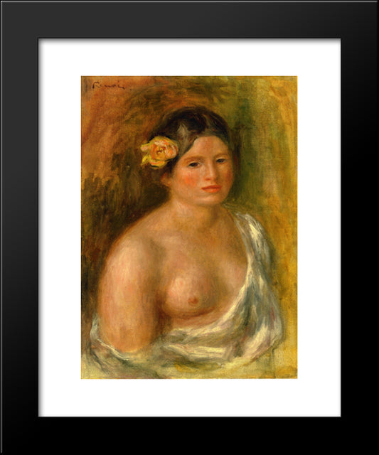 Gabrielle 20x24 Black Modern Wood Framed Art Print Poster by Renoir, Pierre Auguste