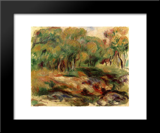 Landscape 20x24 Black Modern Wood Framed Art Print Poster by Renoir, Pierre Auguste