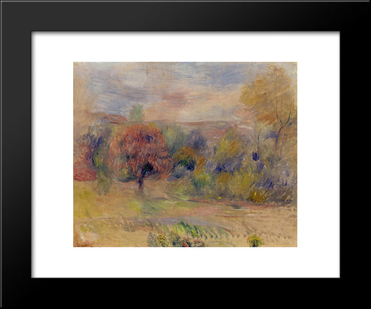 Landscape 20x24 Black Modern Wood Framed Art Print Poster by Renoir, Pierre Auguste