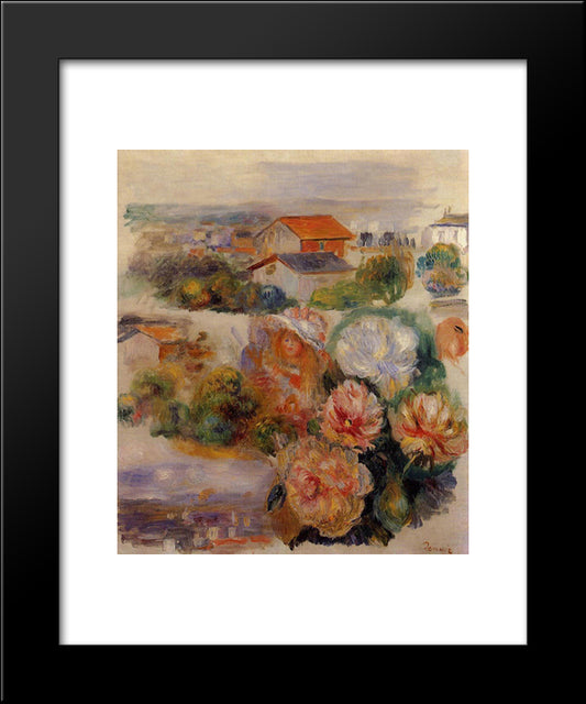 Landscape 20x24 Black Modern Wood Framed Art Print Poster by Renoir, Pierre Auguste