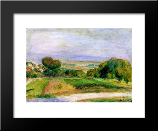 Landscape 20x24 Black Modern Wood Framed Art Print Poster by Renoir, Pierre Auguste