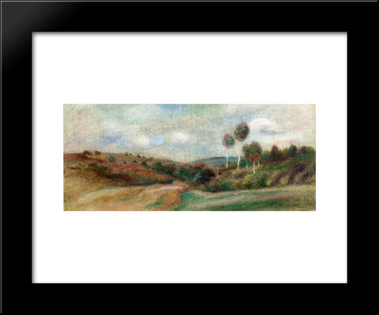 Landscape 20x24 Black Modern Wood Framed Art Print Poster by Renoir, Pierre Auguste