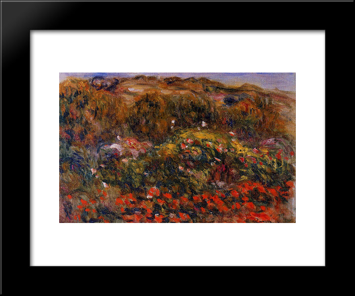 Landscape 20x24 Black Modern Wood Framed Art Print Poster by Renoir, Pierre Auguste